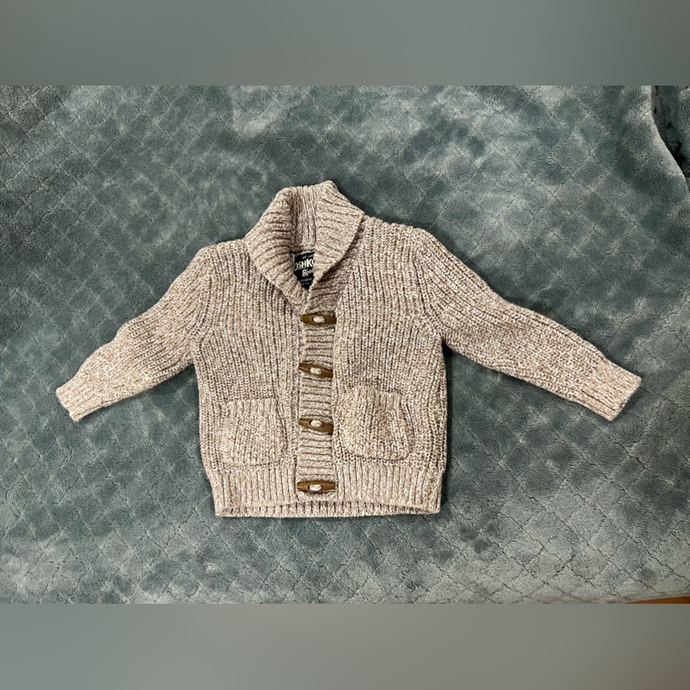 OSH KOSH BGOSH ORIGINAL KNIT SWEATER FOR BOYS 18M